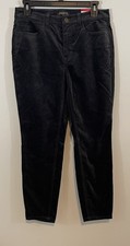 New Talbots Flawless Five Pocket Velvet Jegging Pants womens 6P gray curvy