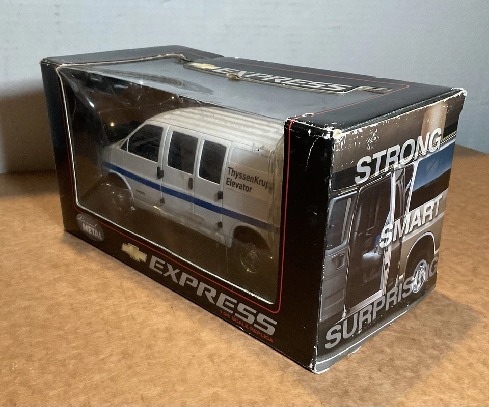Die Cast Promotions GMC Savana 1:25 Raro THYSEEN KRUPP ELEVATOR furgoneta de servicio Foto 2 de 4