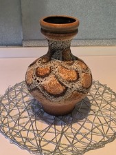 Dümler & Breiden Fat Lava Keramik Vase 1960/70 Jahre Höhe 25cm Top Zustand 