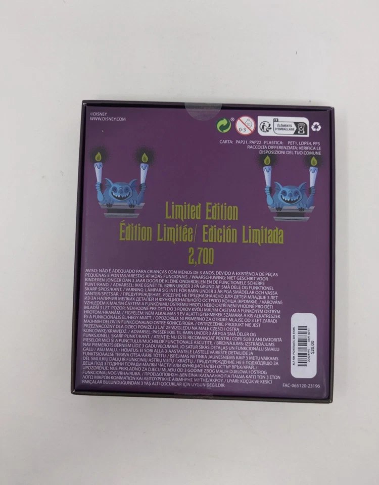 Prendedor de retratos deslizantes Loungefly Disney Haunted Mansion--Edición limitada de 2700 Foto 4 de 4