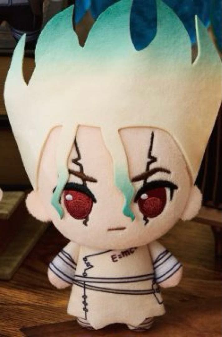 Dr. STONE SCIENCE FUTURE Puchisshu Plush Toy Mascot Senku Ishigami