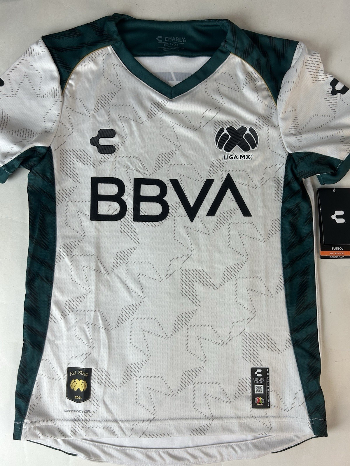 Charly Liga MX 2024 All Star Jersey  Size XS Mens White Green MLS Tecate New