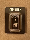 APMEX John Wick Time of the Duel 1 oz Pure Silver Bar 2025