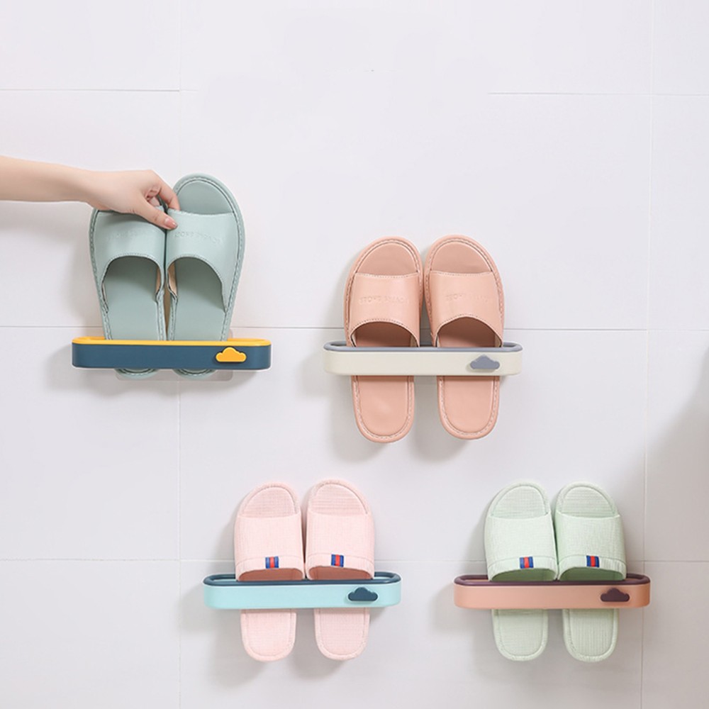 SAOLA 4 Pezzi Scarpiera da Parete Antiurto Portascarpe Pantofole