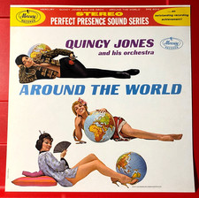 Quincy Jones Around The World Album Cover Art PICTURE / PRINT 9.5" x 9.5"