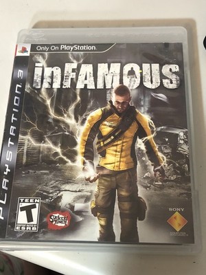 INFAMOUS GAME AND MANUAL (Sony PlayStation 3, 2009)