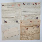 1917 antique WWI YMCA LETTERHEAD LETTERS boonville in BROCKWAY BILLHEAD — photo 1