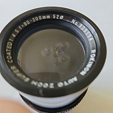Rokinon Auto Zoom Super 80-200mm F 4.5 Macro Coated 52mm Lens 906594 UnTested