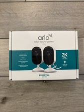 Arlo Essential Indoor Security Camera 2K 3rd Gen, 2025 Release - Wired Plug-in