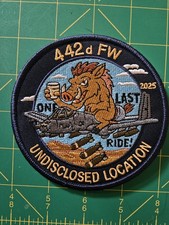 442 Fighter Wing A-10 WARTHOG "Last Ride" Undisclosed Location Sandy CAS CSAR