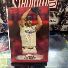 Topps Stadium Club Clayton Kershaw Los Angeles Dodgers Red Foil #70