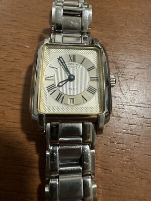 ヴィンテージ RAYMOND WEIL スクエア 稼働品 美品 希少 Raymond Weil Geneve Saxo 9910 Stainless Steel Ladies Watch | eBay