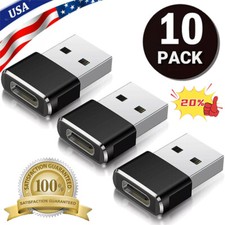 10-50 PACK USB C 3.1 Type C Female to USB 3.0 Type A Male Port Converter Adapter