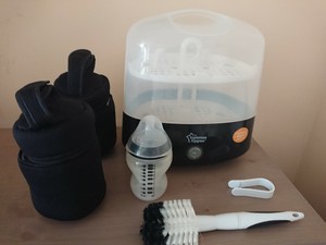 sterilising mam bottles in tommee tippee steriliser