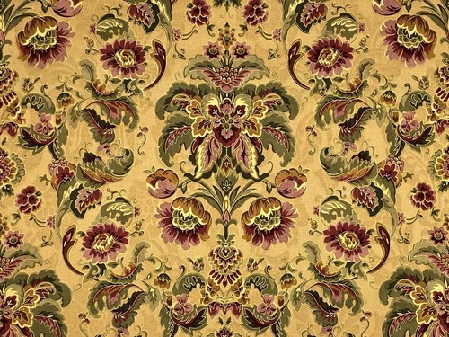 Mill Creek Floral Medallion NUGGET Home Decor Drapery Curtain Sewing Fabric BTY - Picture 2 of 7