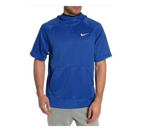 NIKE Men's Dri-Fit Spotlight Short Sleeve Basketball Hoodie new - Picture 8 of 9