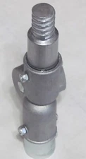 Metal Extension Pole Adapter - Euro  Internal Threads to Acme Male Threads. 2h