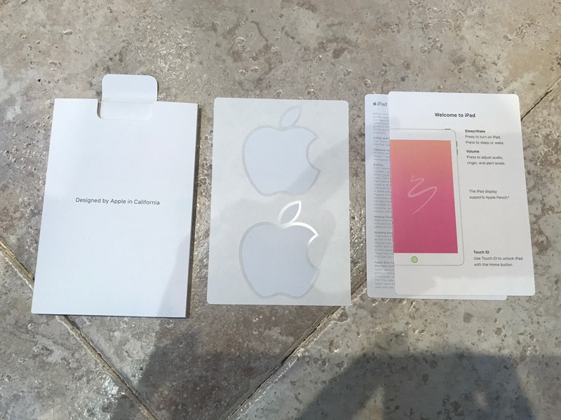 Two Apple Logo Stickers Decal In Box