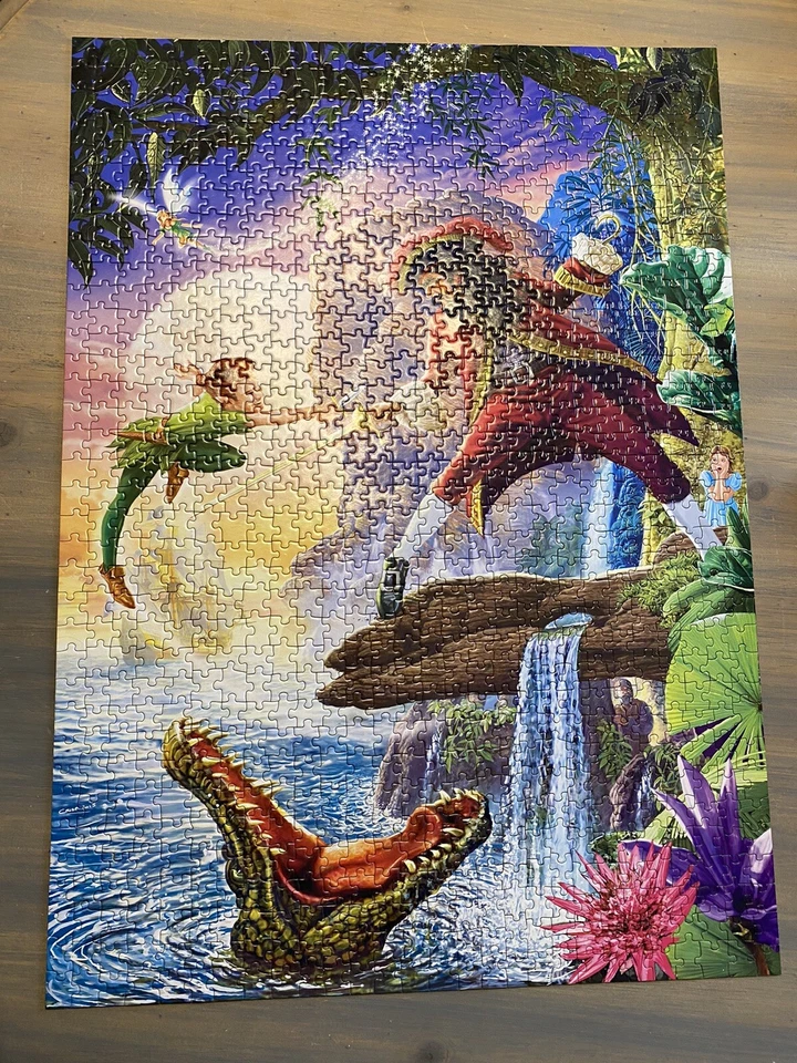 MasterPieces 19"×27" PETER PAN 1000pc Jigsaw Puzzle COMPLETE - Image 3 of 3