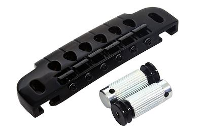 GOTOH 510UB 510 Guitar Wraparound Bridge and Tailpiece wrap around Black