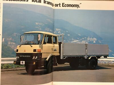 Original 1982 Mitsubishi Motor truck FUSO FK Series ( English