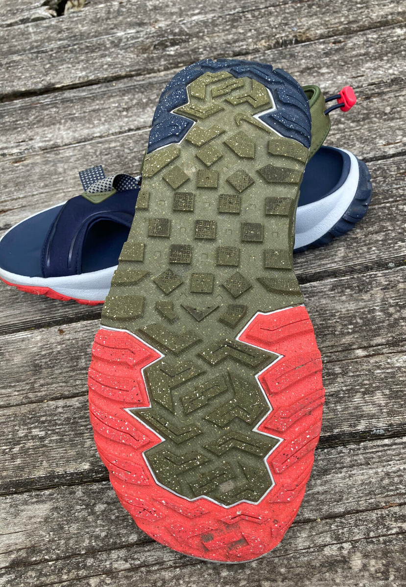 Nike Oneonta Outdoor Trail Sandals Rough Green Navy Blue  display picture 2