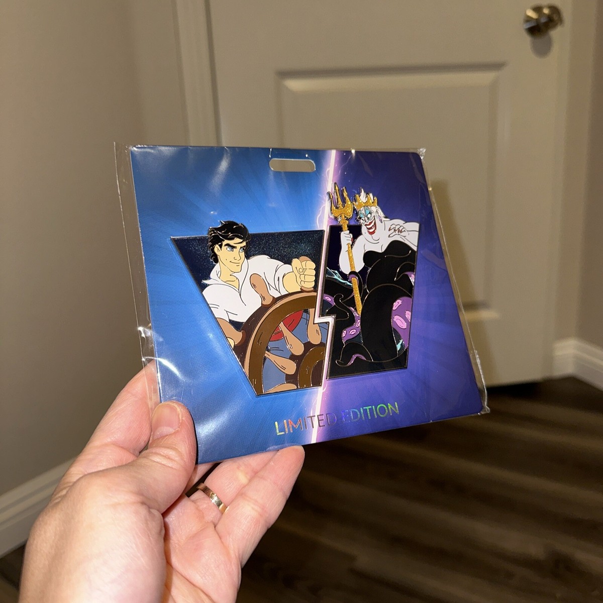 Disney MOG Glendale Pin Heroes Vs Villains Little Mermaid Eric