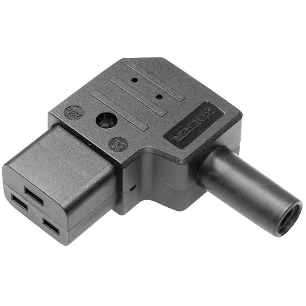 Kaiser 737/sw/C Connettore IEC 737 Presa angolata Tot poli: 2 + PE 16 A Nero 1
