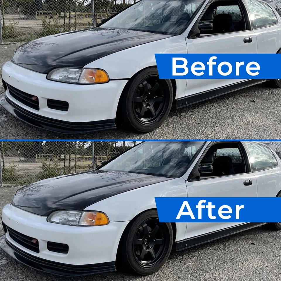 Front & Rear Bumper Lifts For 91-95 Honda Civic EG Hatchback Coupe with Hardware Foto 3 de 4