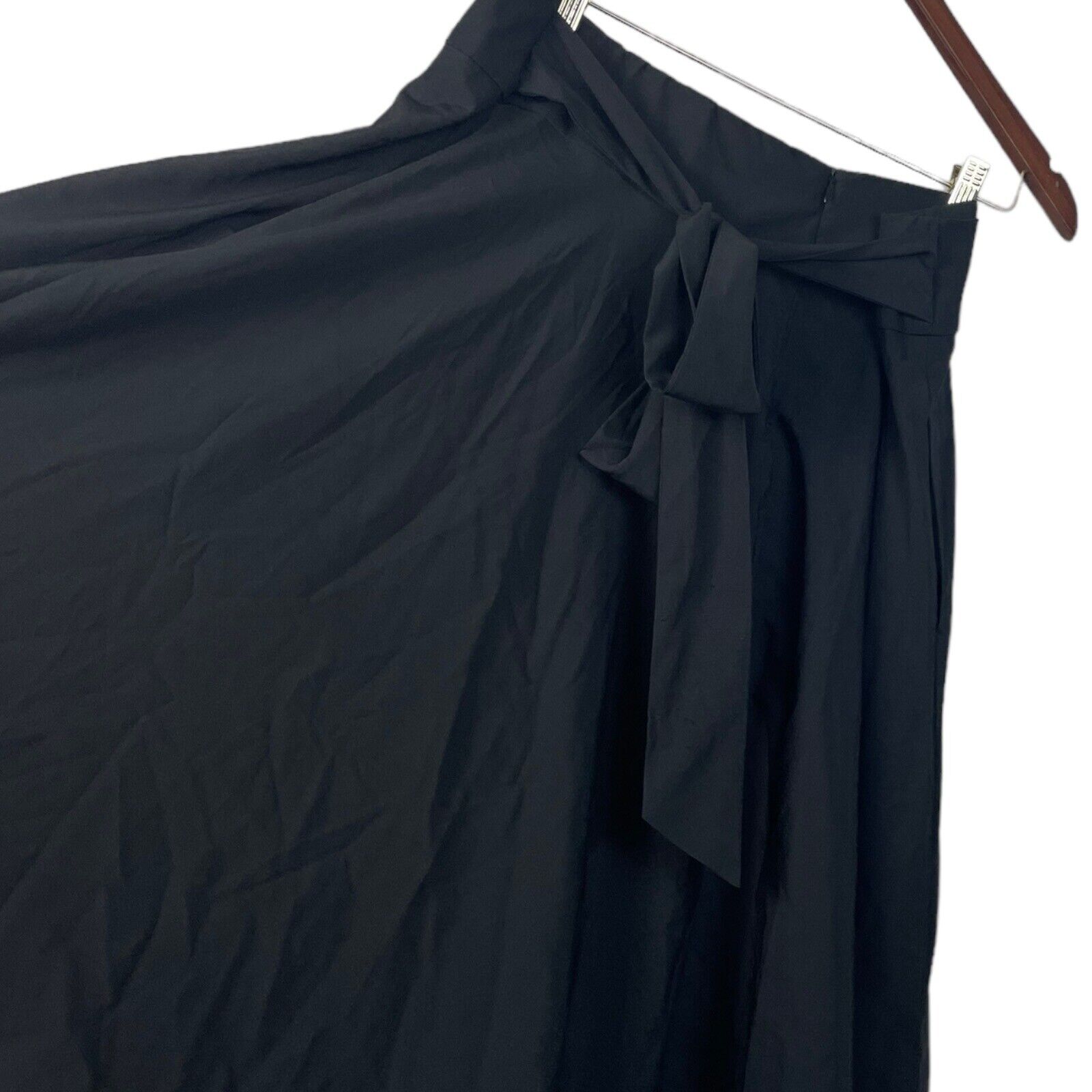 NWT Belle Poque XL Women's A-Line Midi Skirt Tie … - image 3