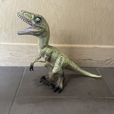 2013 Toys R Us Maidenhead Velociraptor - Rubber 12" Dinosaur Toy Figure