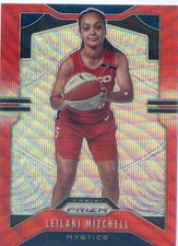 2020 Panini Prizm WNBA LEILANI MITCHELL #59 RED RUBY WAVE PRIZM MYSTICS