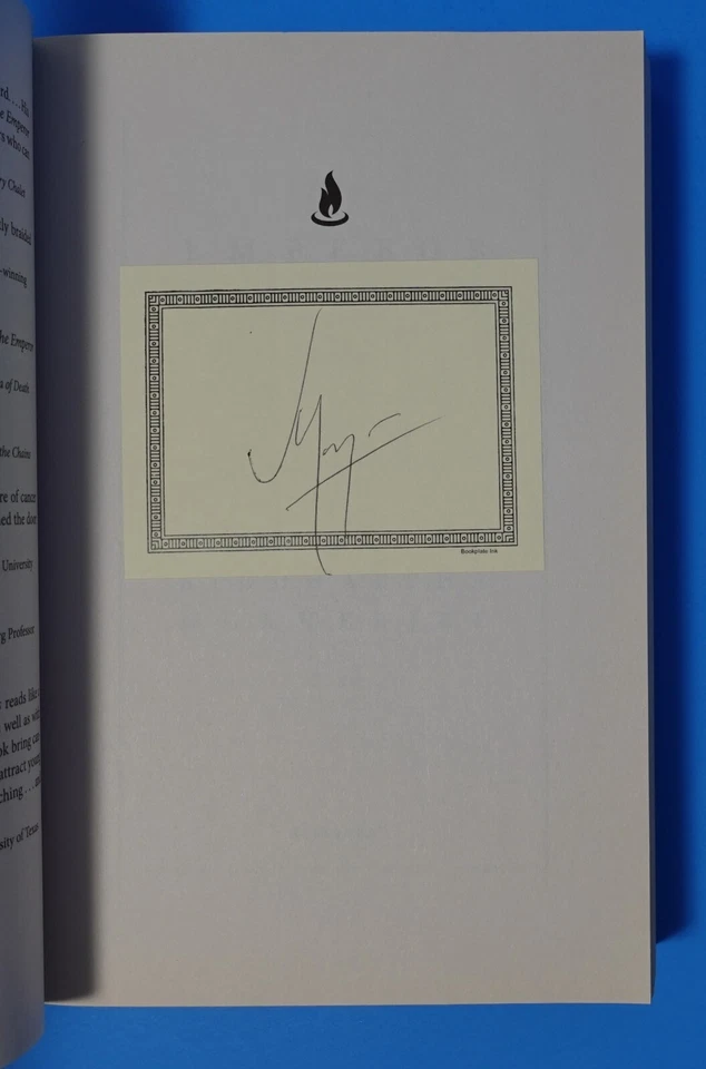 THE EMPEROR OF ALL MALADIES BY SIDDHARTHA MUKHERJEE, SOFTCOVER, SIGNED - Image 3 of 4