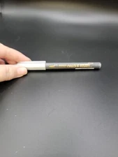 Lot Of 2 Marvy Uchida Opaque Brush Marker, Metallic Silver