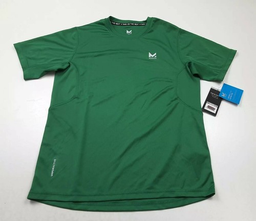 Mission Men's Alpha Crew Short Sleeve Shirt Green Size S - 第 1/2 張圖片