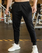 Men Drawstring Waist Sweatpants