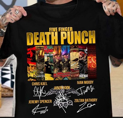 New Five Finger Death Punch Band Signature Gift For Fans Unisex S-5XL Shirt G40