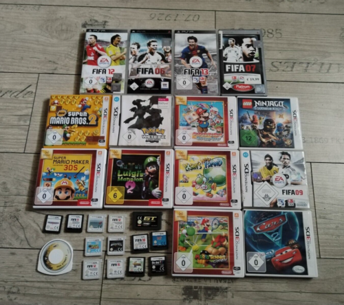 GameBoy DS 3DS PSP Spiele Konvolut Sammlung - u.a Mario + Pokemon ★ BLITZVERSAND - Bild 1 von 4
