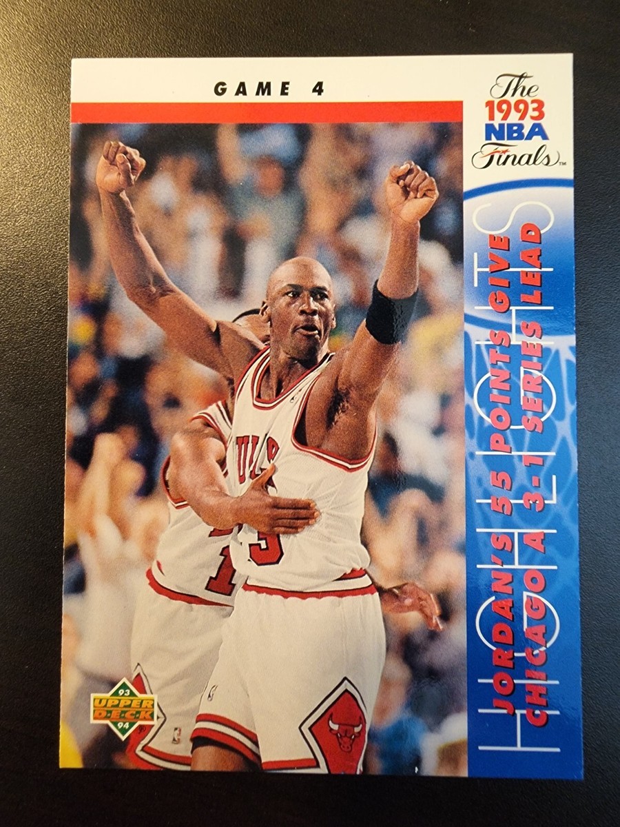 93-94 Upper Deck Michael Jordan #201 1993 NBA Finals Game