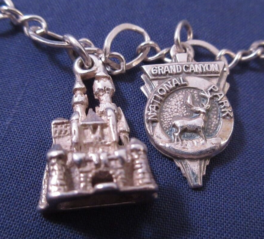 Vintage Sterling Silver Charm Bracelet eBay