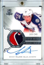 2016-17 The Cup #172 Sonny Milano RC PATCH AUTO /249 - WASHINGTON CAPITALS