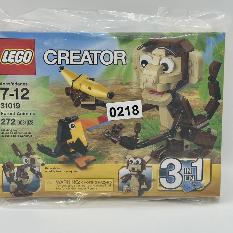LEGO Creator: Forest Animals 31019 Nuevo Precintado Retirado Foto 4 de 4