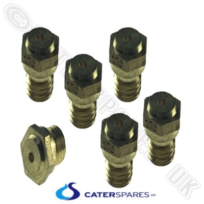 Moorwood Vulcan Injektoren Im 6er Pack – Für Convection-Kochfeld Brenner – Erdgasdüsen Modell 924724-06