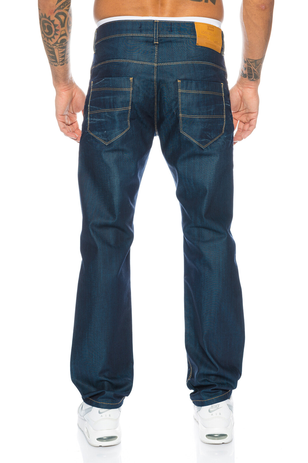 Rock Creek Heren designer jeans denim blauwe broek herenjeans RC-2098