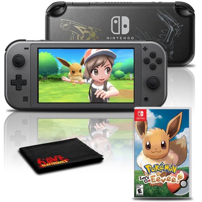 Nintendo Switch Lite Dialga And Palkia Edition With Pokemon Let S Go Eevee Ebay