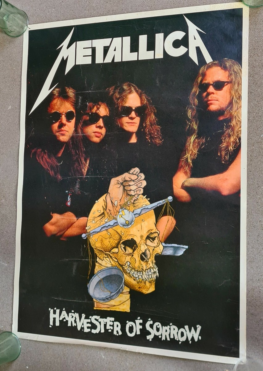 Metallica Harvester of Sorrow original 1988 poster metal | eBay