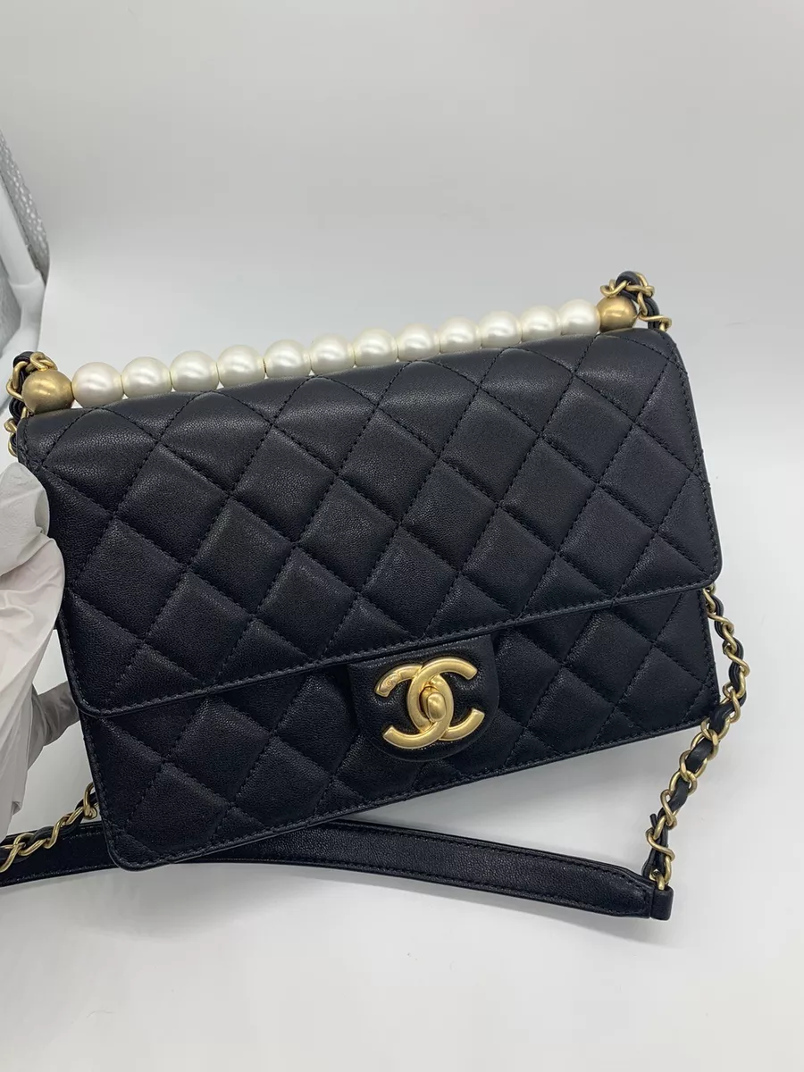 pearl chanel handbag authentic