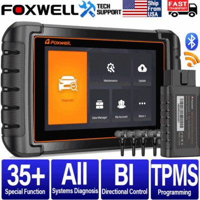 Foxwell NT809TS Pro Bidirectional Car OBD2 Diagnostic Scanner TPMS