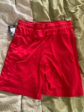 Kids Mesh RED gym shorts Size LARGE LG 10-12 Athletic Works with pockets
