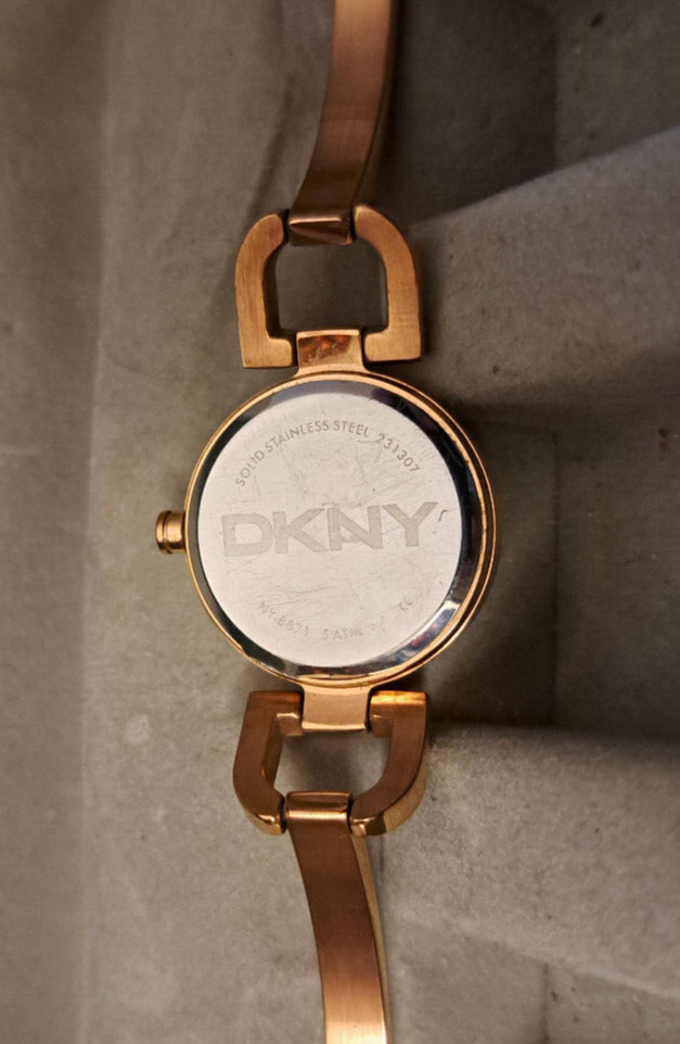 Ladies DKNY Rose Gold Stainless Steel Quartz Watch WR50M  display picture 2
